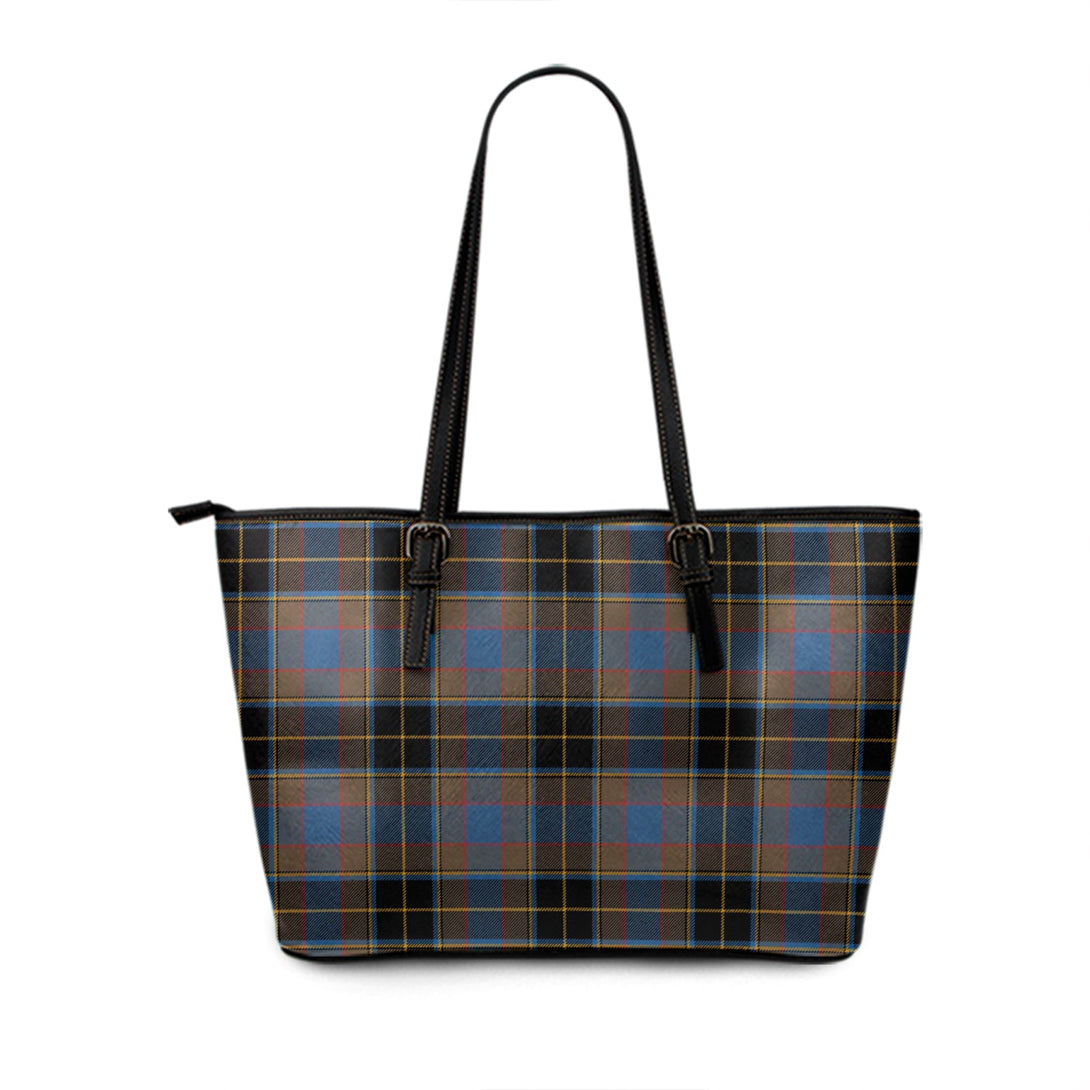 Webster 2 Ancient Tartan Leather Tote Bag