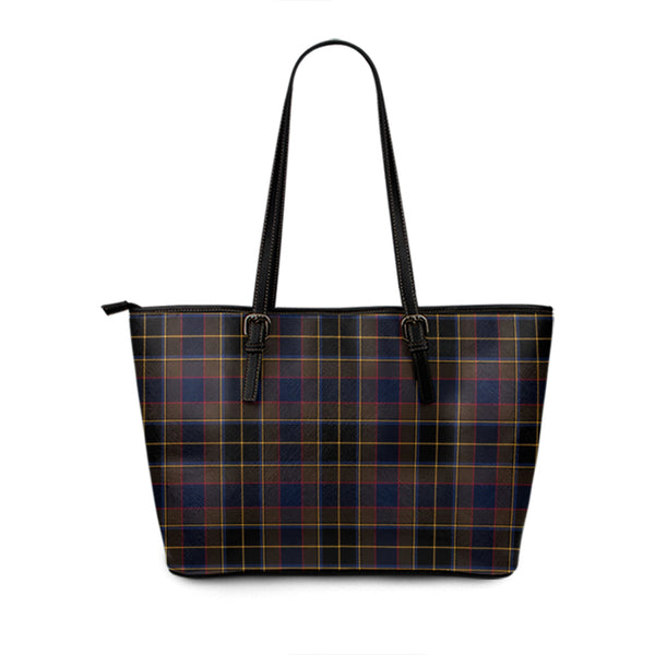 Webster 2 Modern Tartan Leather Tote Bag