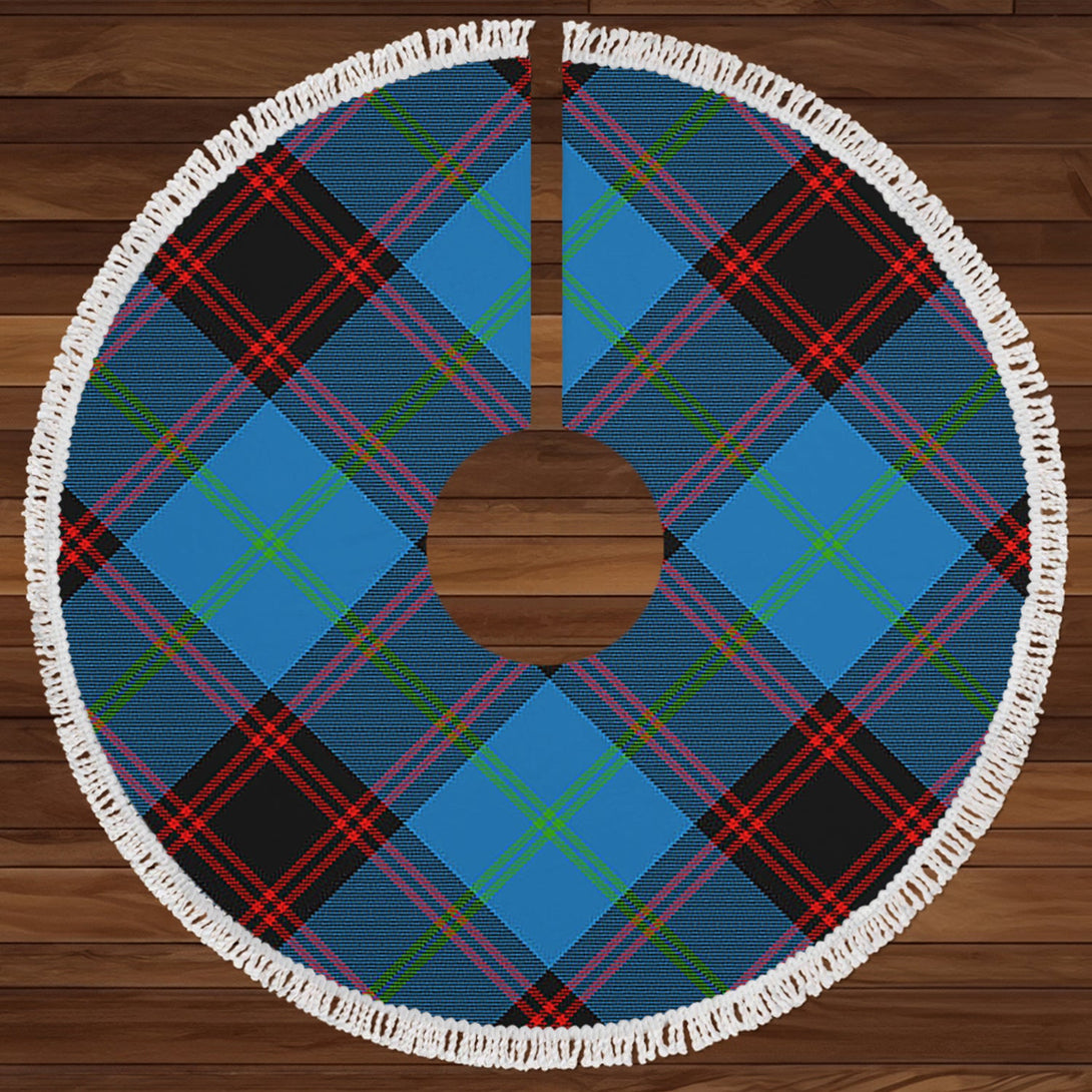 Wedderburn Clan Badge Tartan Christmas Tree Skirt