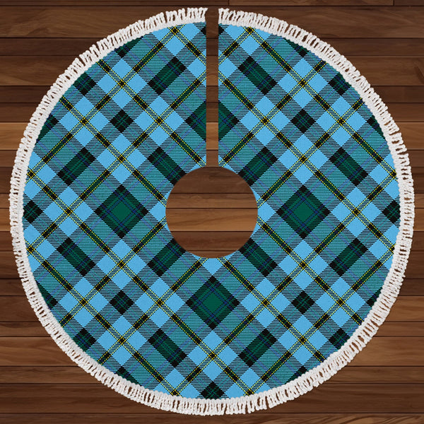 Weir Modern Clan Badge Tartan Christmas Tree Skirt