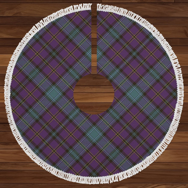 Weir Weathered Clan Badge Tartan Christmas Tree Skirt