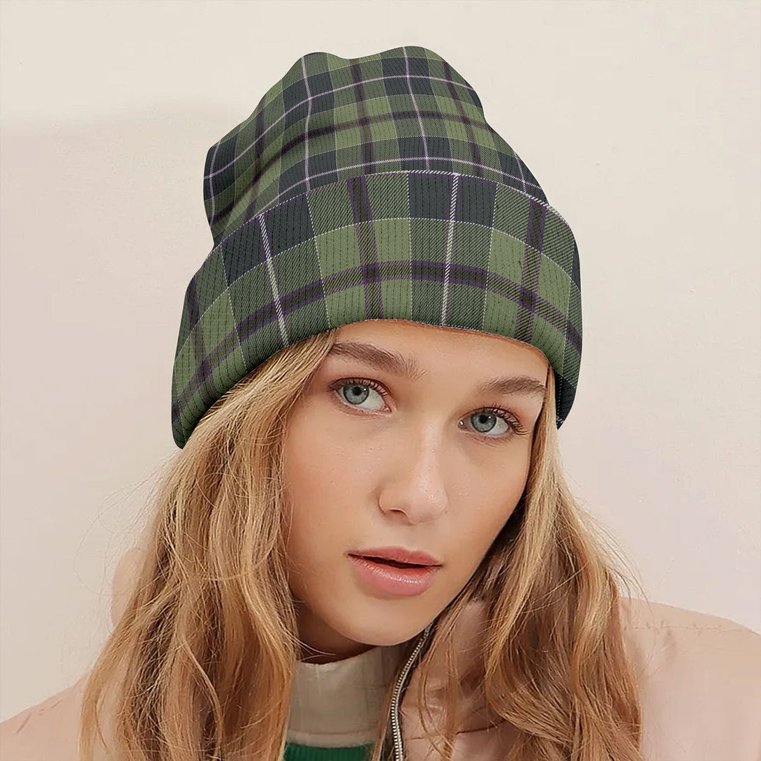 Weisfeld Weathered Tartan Knitted Beanie