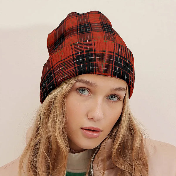 Wemyss Ancient Clan Badge Tartan Knitted Beanie