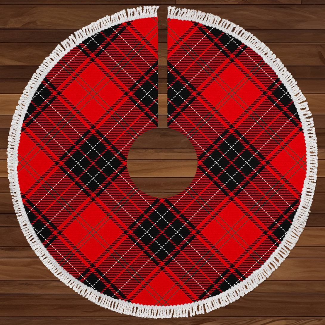 Wemyss Modern Clan Badge Tartan Christmas Tree Skirt