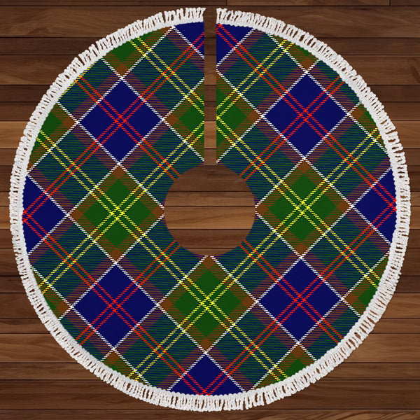 Whitefoord Modern Clan Badge Tartan Christmas Tree Skirt