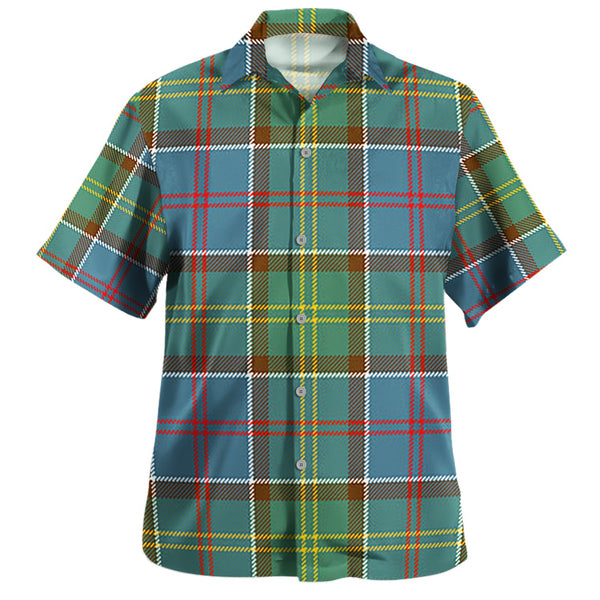 Whitelaw District Clan Badge Tartan Hawaiian Shirt