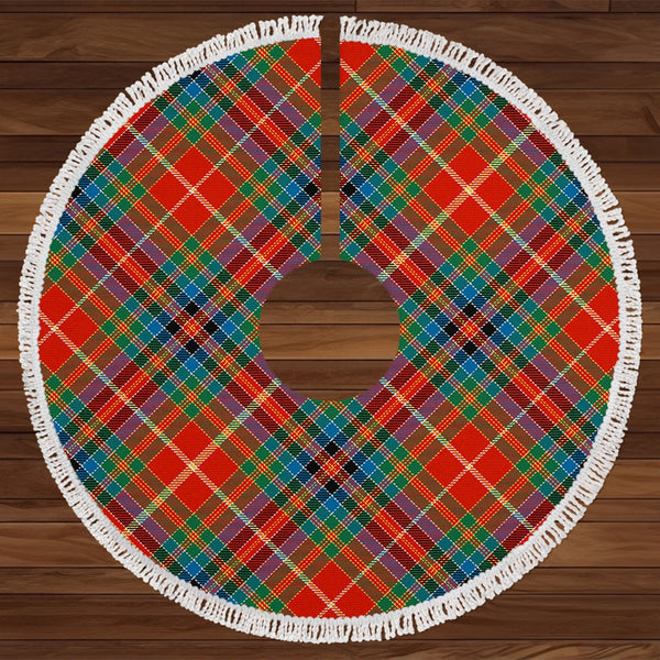 Whitworth Artifact Ancient Tartan Christmas Tree Skirt