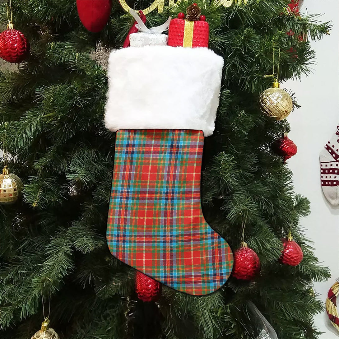 Whitworth Artifact Modern Tartan Christmas Stocking