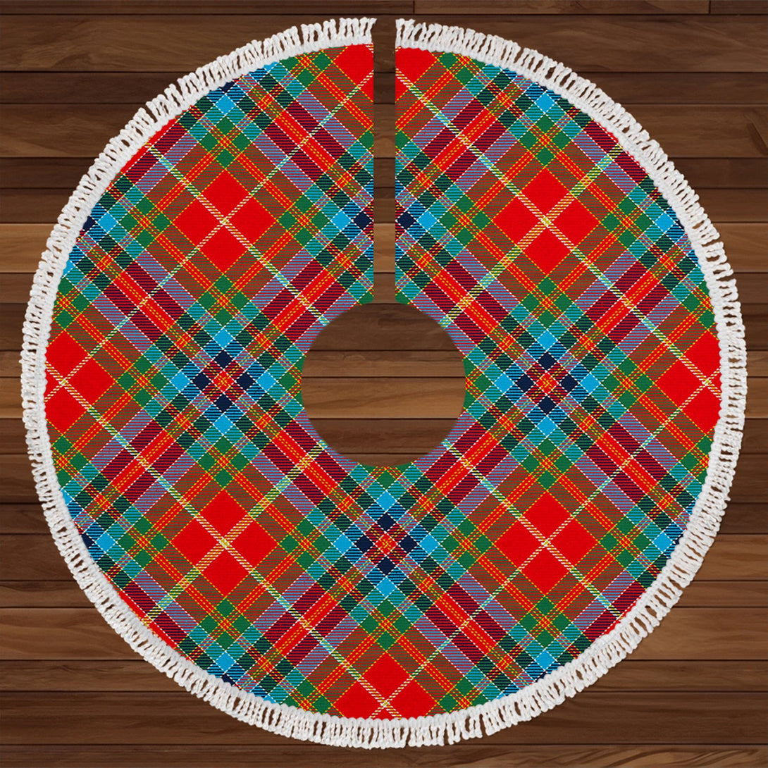 Whitworth Artifact Modern Tartan Christmas Tree Skirt