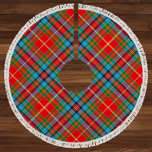 Whitworth Artifact Modern Tartan Christmas Tree Skirt