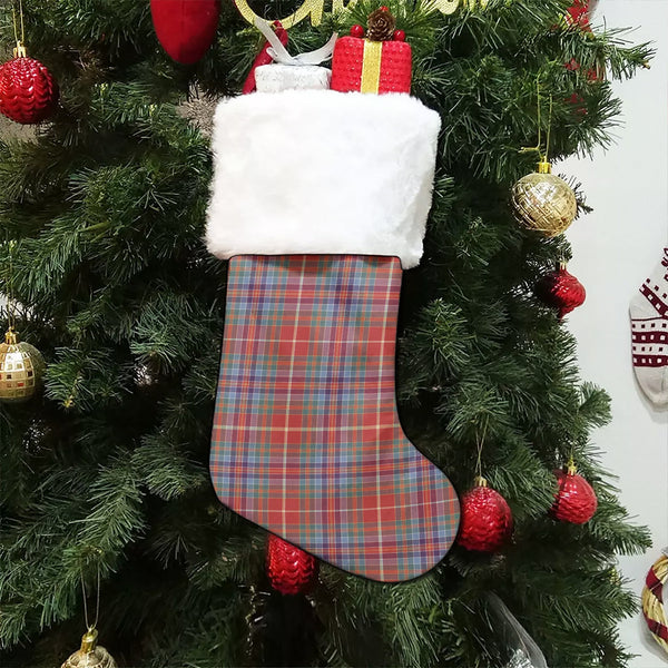 Whitworth Artifact Weathered Tartan Christmas Stocking