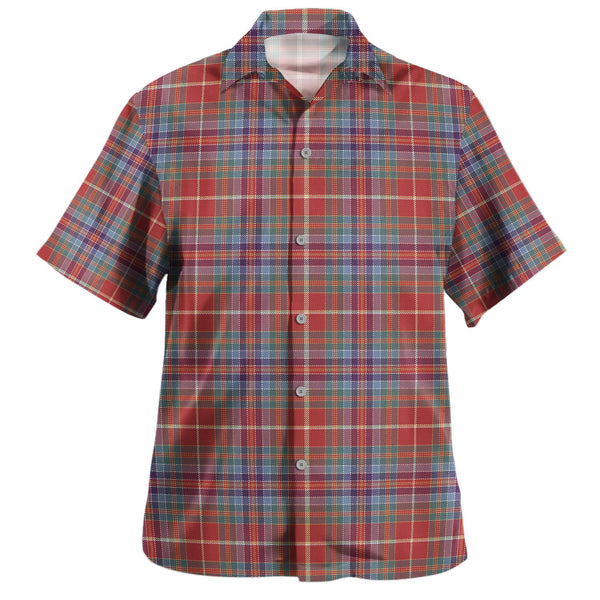 Whitworth Artifact Weathered Tartan Hawaiian Shirt