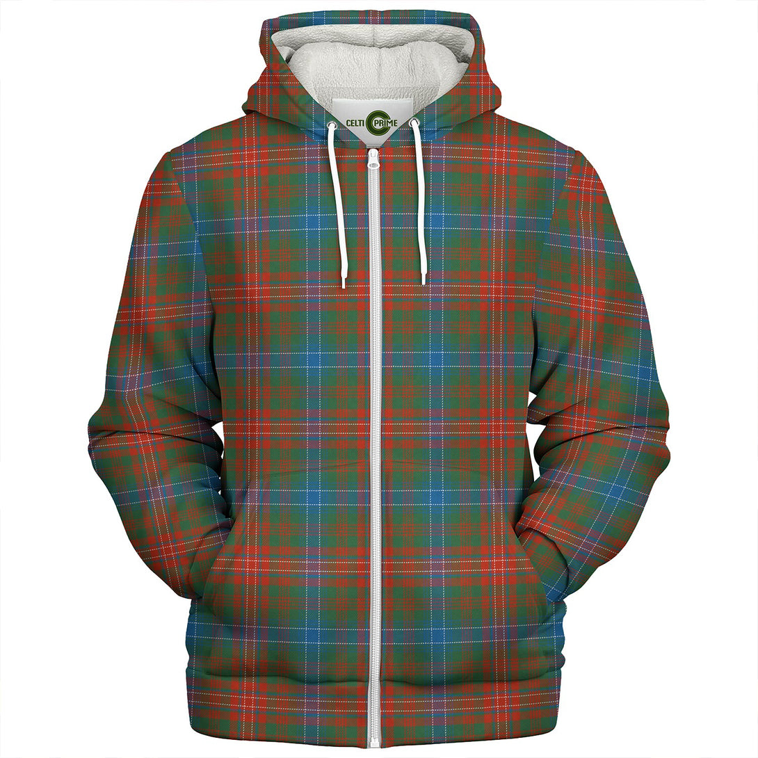 Wilson Ancient Clan Badge Tartan Sherpa Hoodie