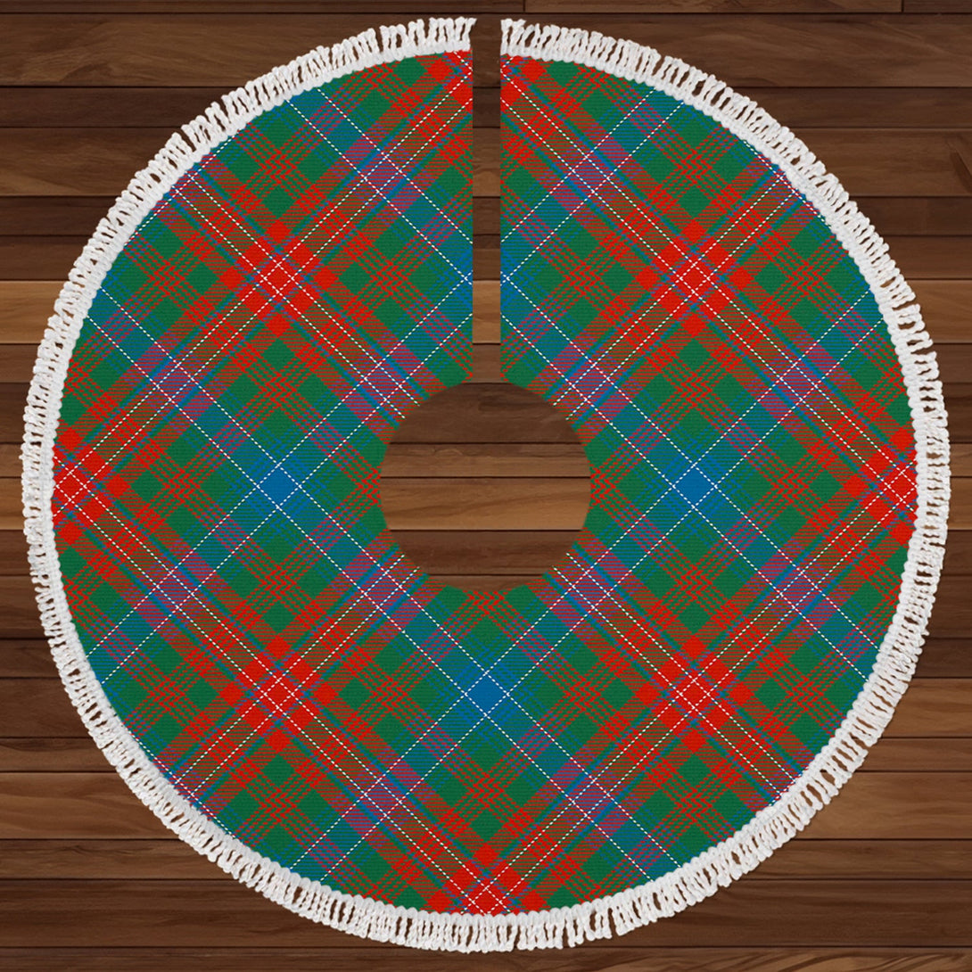 Wilson Ancient Clan Badge Tartan Christmas Tree Skirt