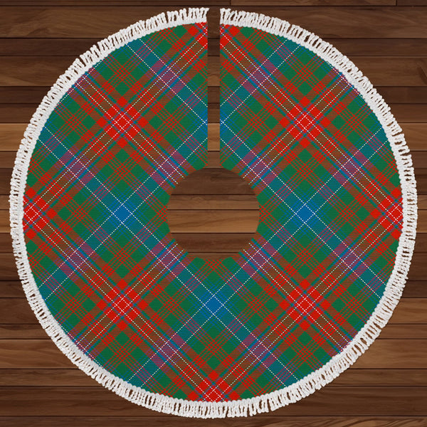 Wilson Ancient Clan Badge Tartan Christmas Tree Skirt