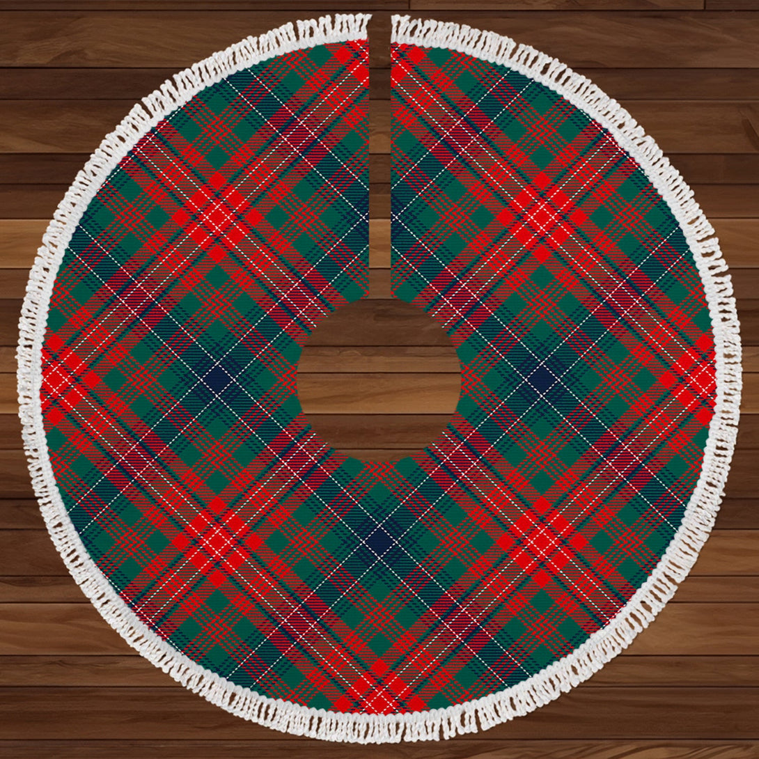 Wilson Modern Clan Badge Tartan Christmas Tree Skirt