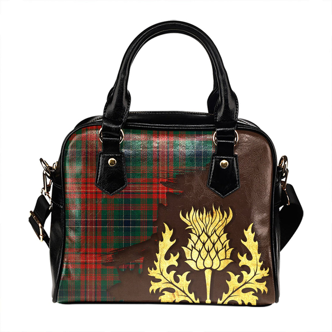 Wilson Modern Tartan Shoulder Handbag Thistle Oldest Style