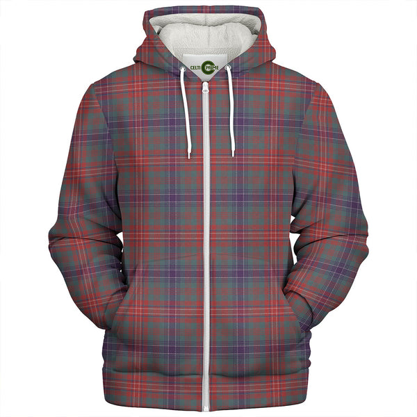 Wilson Weathered Clan Badge Tartan Sherpa Hoodie