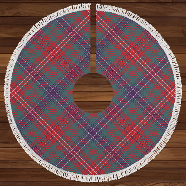 Wilson Weathered Clan Badge Tartan Christmas Tree Skirt