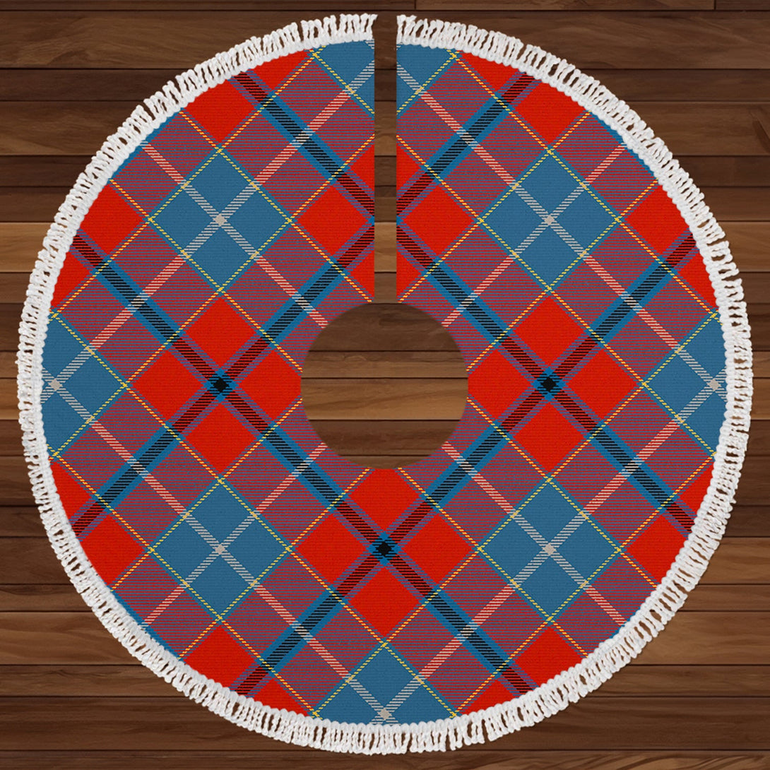 Wishart Dress Ancient Clan Badge Tartan Christmas Tree Skirt