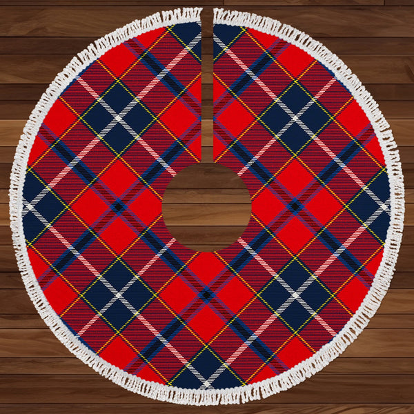 Wishart Dress Modern Clan Badge Tartan Christmas Tree Skirt