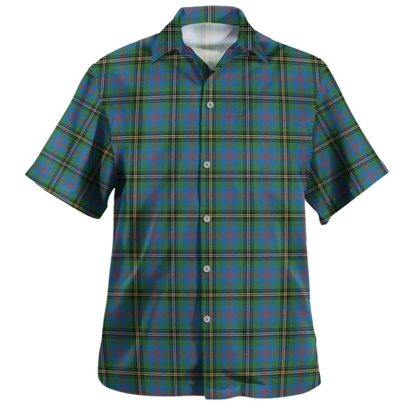 Wood Ancient Tartan Hawaiian Shirt