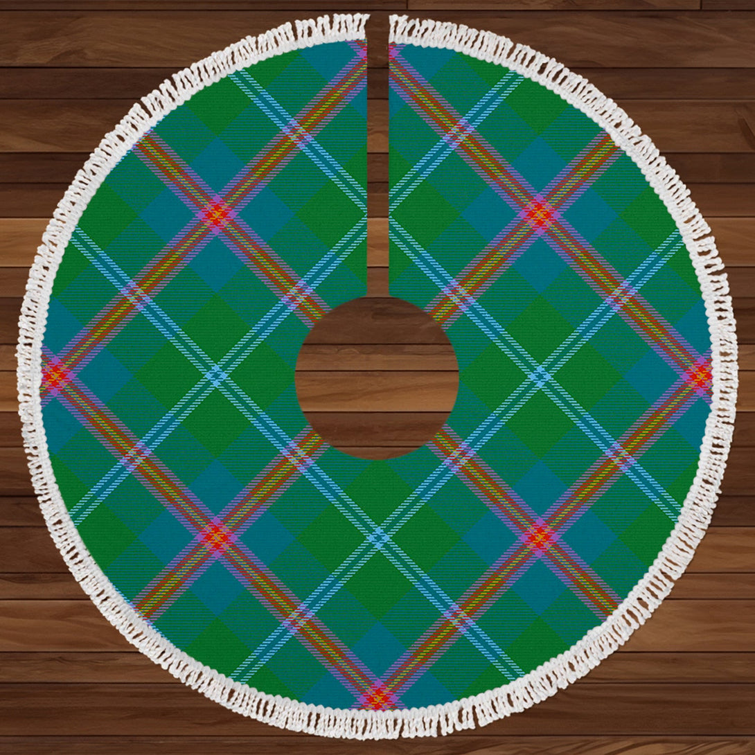 Young Ancient Clan Badge Tartan Christmas Tree Skirt