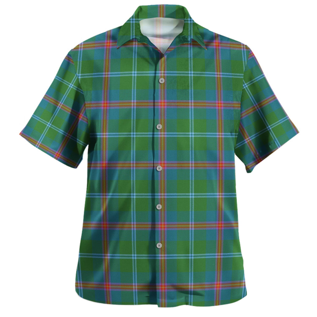 Young Ancient Clan Badge Tartan Hawaiian Shirt