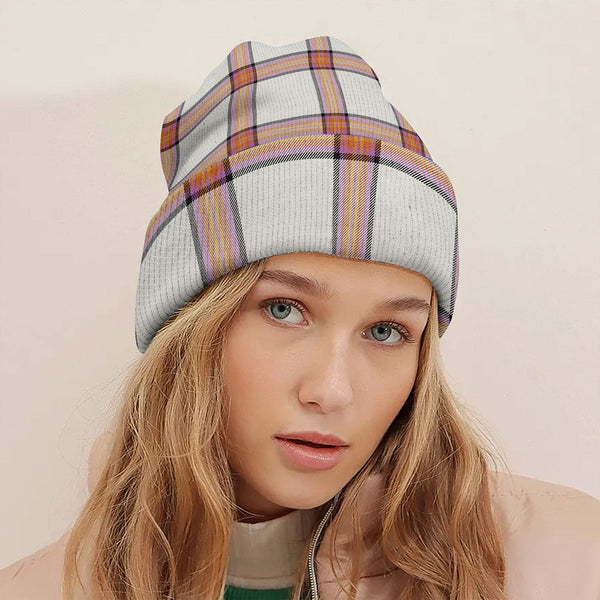 Young Christina Ancient Tartan Knitted Beanie