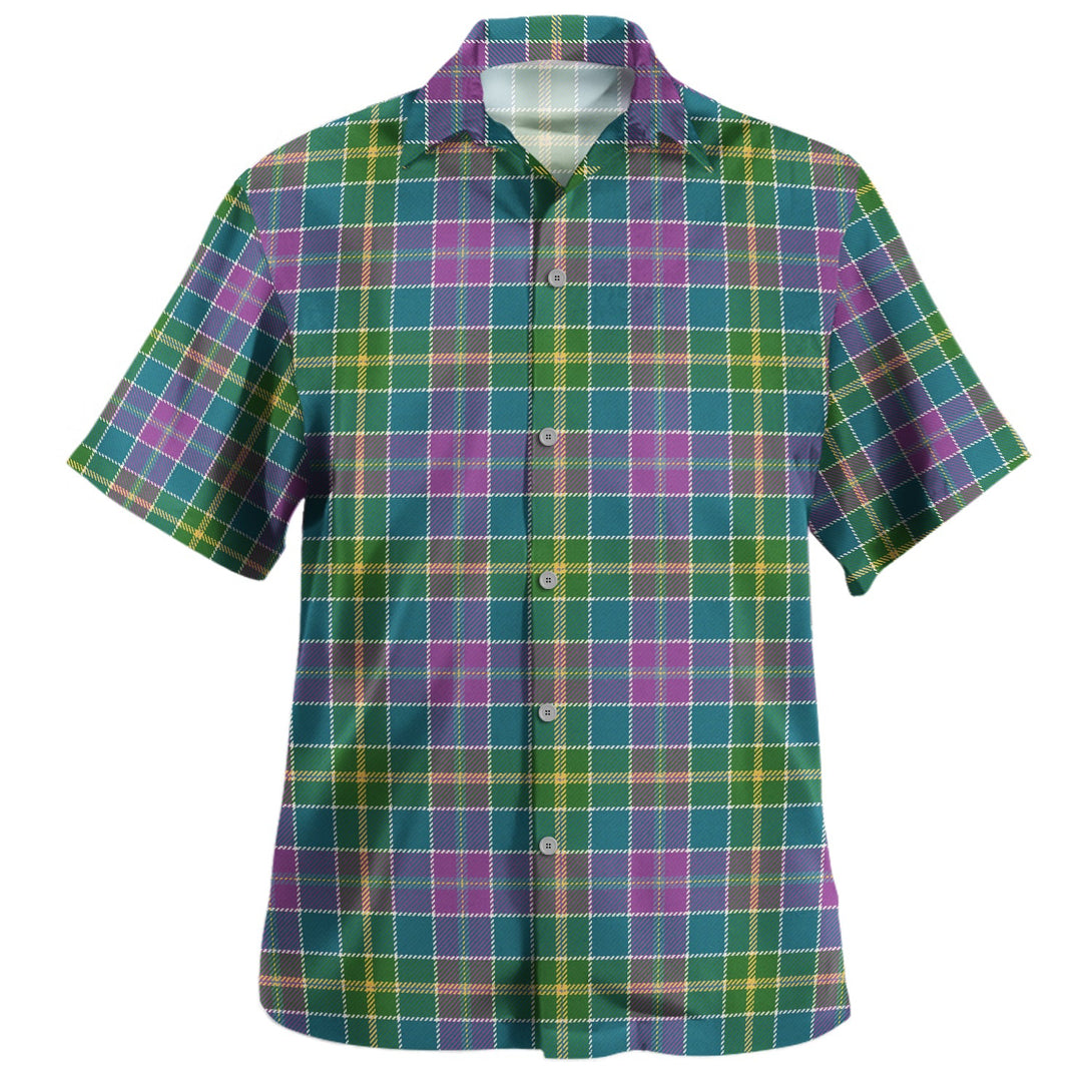 Yule Ancient Clan Badge Tartan Hawaiian Shirt