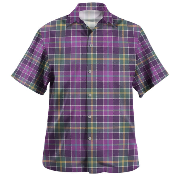 Yule Weathered Clan Badge Tartan Hawaiian Shirt