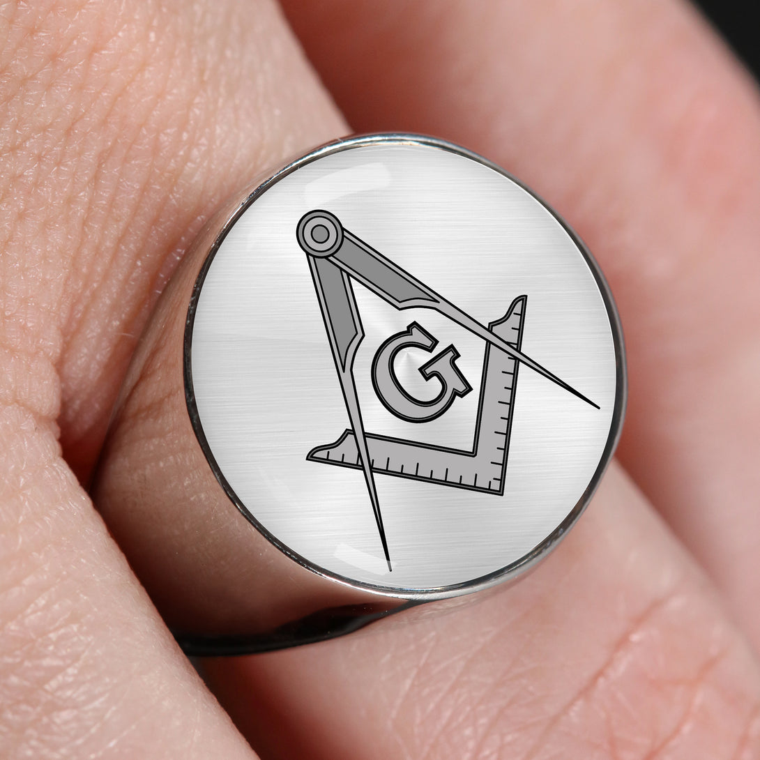 Freemason Crest Rings