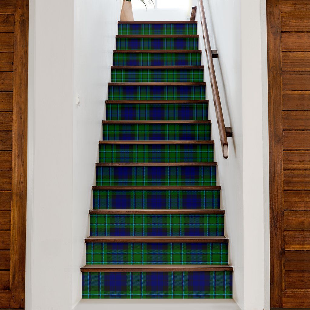 MacCallum Modern Tartan Stair Stickers (Set of 13)