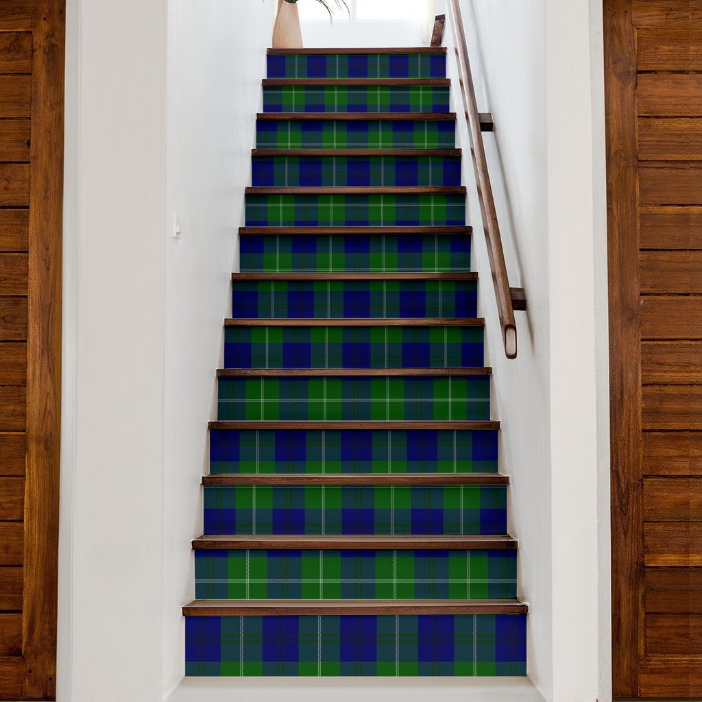 Oliphant Modern Tartan Stair Stickers (Set of 13)