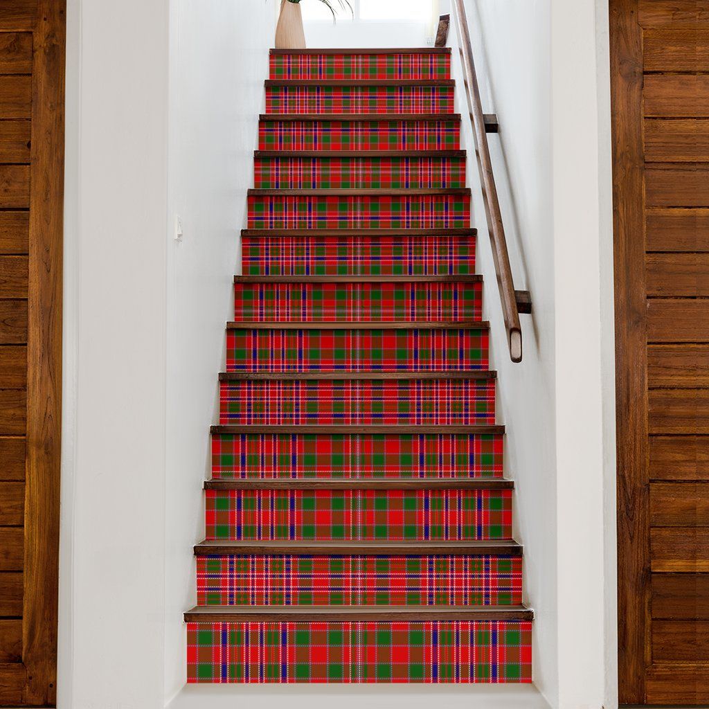 MacAlister Modern Tartan Stair Stickers (Set of 13)