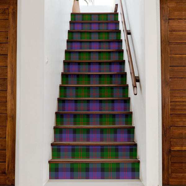 Blair Modern Tartan Stair Stickers (Set of 13)