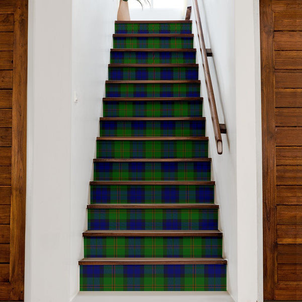 Dundas Modern Tartan Stair Stickers (Set of 13)