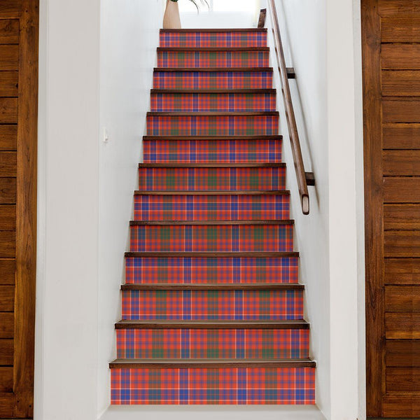 MacRae Ancient Tartan Stair Stickers (Set of 13)