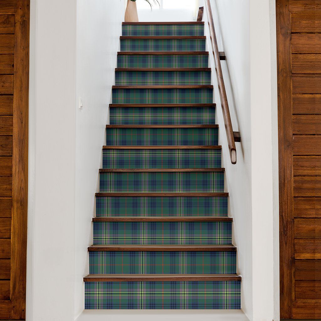 Kennedy Modern Tartan Stair Stickers (Set of 13)