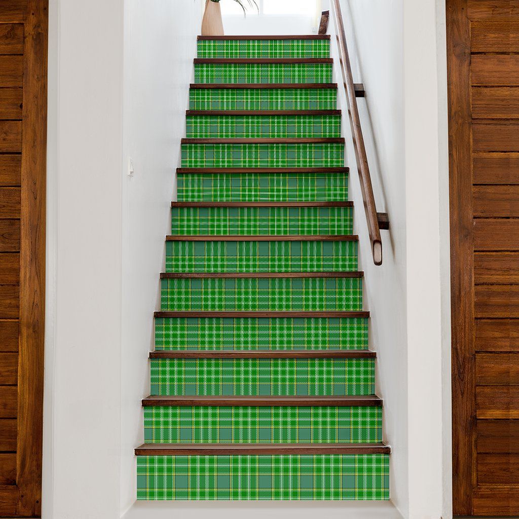 Currie Tartan Stair Stickers (Set of 13)