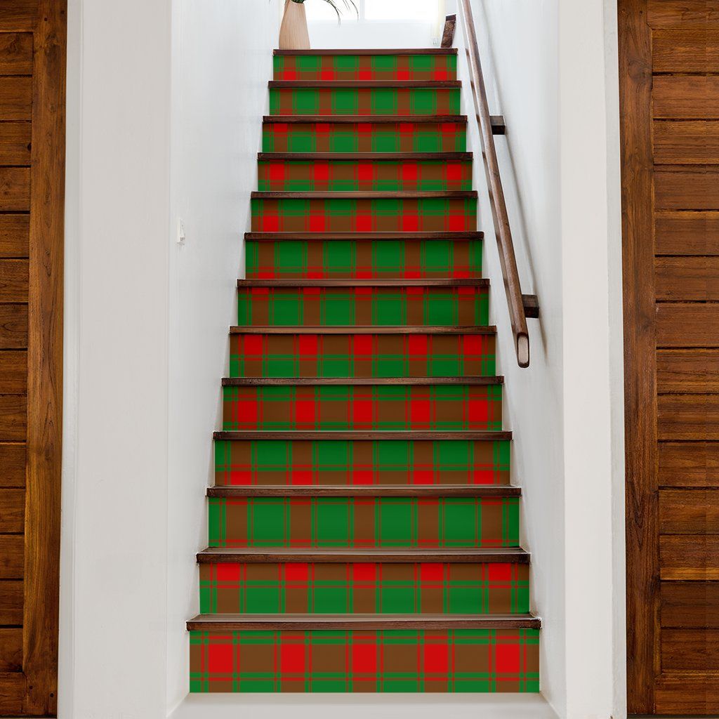 Middleton Modern Tartan Stair Stickers (Set of 13)