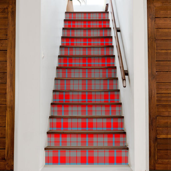 Moubray Tartan Stair Stickers (Set of 13)