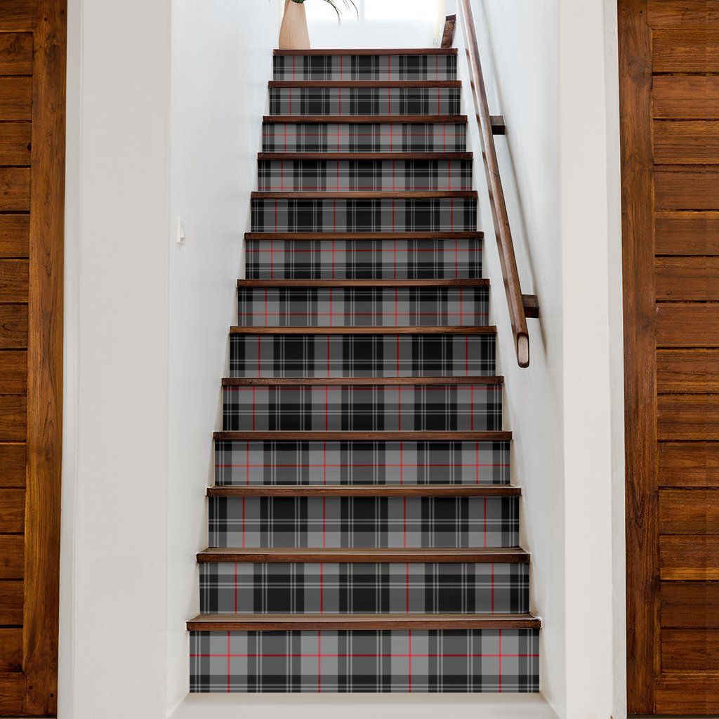 Moffat Modern Tartan Stair Stickers (Set of 13)