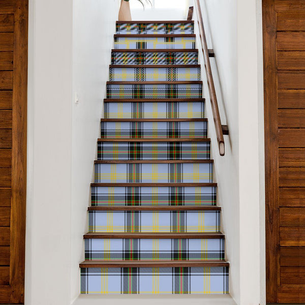 Bell of the Borders Tartan Stair Stickers (Set of 13)