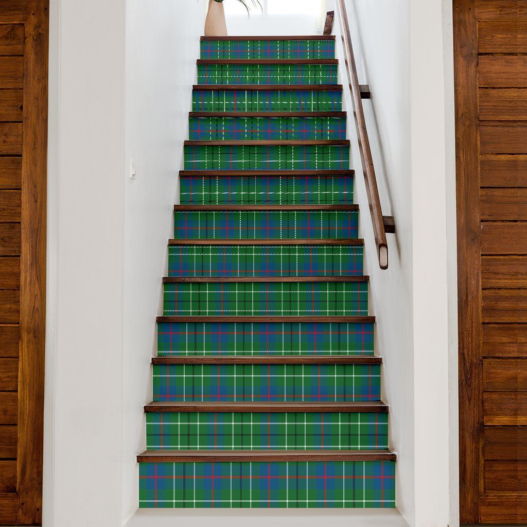 Duncan Ancient Tartan Stair Stickers (Set of 13)