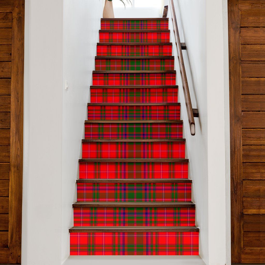 MacDougall Tartan Stair Stickers (Set of 13)