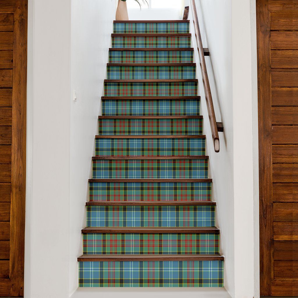 Walkinshaw Tartan Stair Stickers (Set of 13)