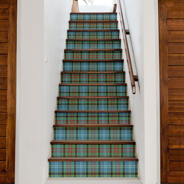 Walkinshaw Tartan Stair Stickers (Set of 13)