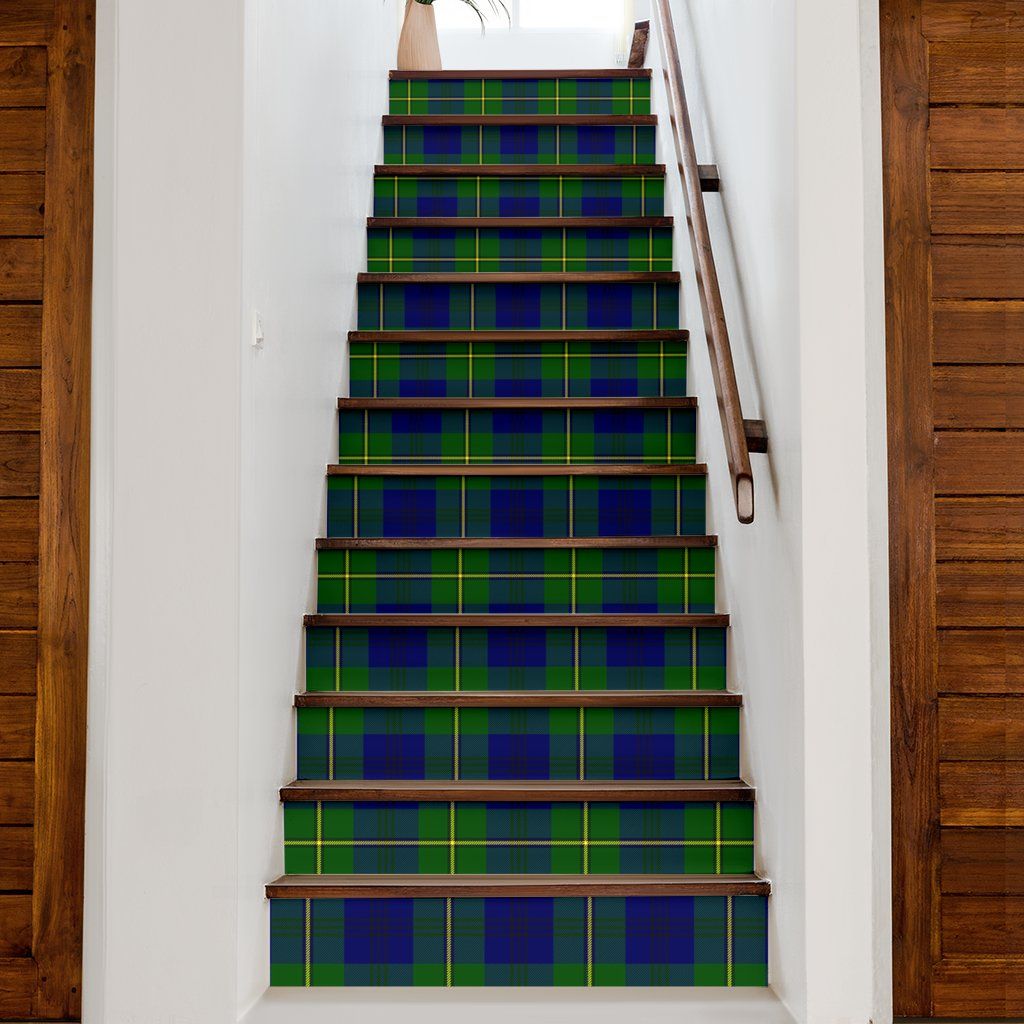 Johnstone Tartan Stair Stickers (Set of 13)