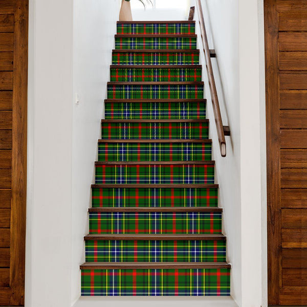 Bisset Tartan Stair Stickers (Set of 13)